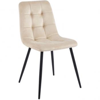Silla elegante Stuhl en tono marrón claro