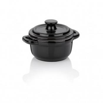 Cocotte Kela Malin noire 10 cm