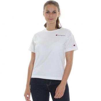 Women's Champion White Casual Short Sleeve Shirt M