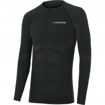 Lorpen Taku Men’s Long Sleeve T-Shirt, Dark Grey, Size 2XL