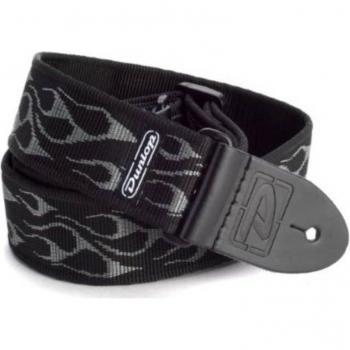 Dunlop D38-11GY Flambe Gray Woven Strap
