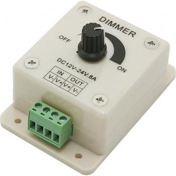 Atenuador de Luz LED 12V 8A Controlador 24V