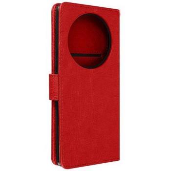 Housse robuste Honor Magic 5 Pro AVIZAR Chesterfield rouge, support vidéo inclus
