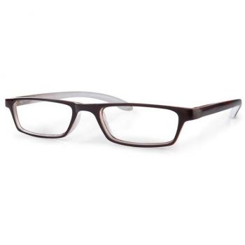 Trendy Occhiali +3,00 Marrone e Bianco