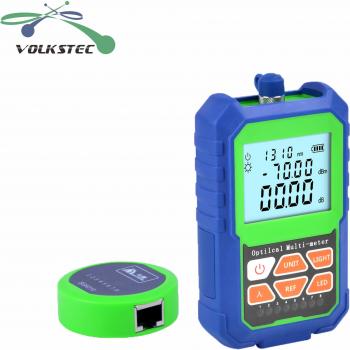 Mini Fiber Optik Leistungsmesser MX7A -70 ~ +3dBm mit RJ45 Kabel und LED Licht Tester