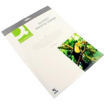 Q-Connect (A4) Semi Gloss Photo Paper (1 x Pack of 20 Sheets) KF01103