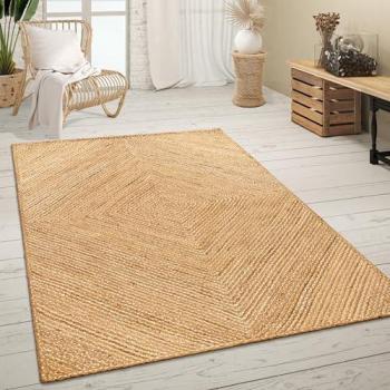 Tapis Moderne en Jute Artisanal 300×400 cm – Paco Home