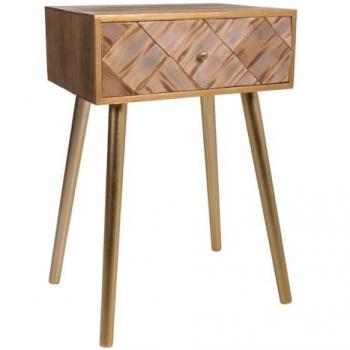 Mesita de Madera Marrón 45x34x67 cm