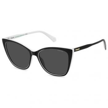 Polaroid Rectangular Black Sunglasses – Lunettes de soleil rectangulaires noires, modèle Polycarbonate Polarisé