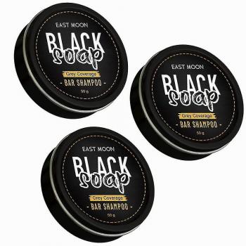 Savon Noir Anti-Gris – Bar Shampooing Homme