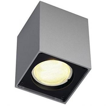 Altra Dice plafonnier halogène gris argent noir 35W