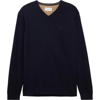 TOM TAILOR Herren Pullover in Blau, Größe XL