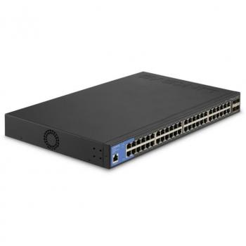 Switch de 48 puertos Gigabit Linksys con administración y 4 ranuras SFP+ 10G