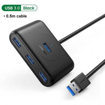 Conector USB 3.0/2.0 Ugreen Hub Compacto – 4 Puertos
