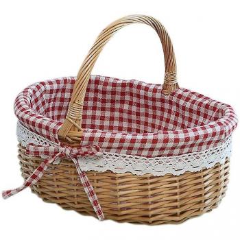 Panier de pique-tissé avec poignée « Rustic Picnic »