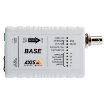 Dispositivo PoE a través de cable coaxial para sistemas Axis