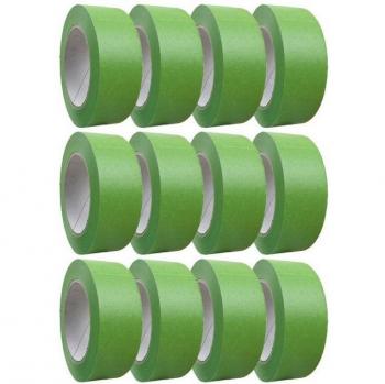 Feinkreppband Goldband – 12 Rollen, 50 mm × 50 m (Varivendo)