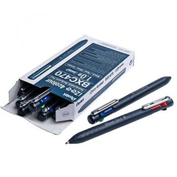 Pentel IZEE 4 Colour Ballpoint Pen Everyday 1.0mm Tip (Pack of 12)