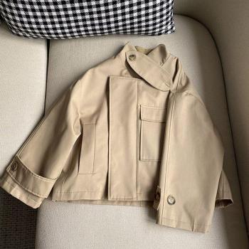 Patchwork Women's Jacket with Pockets