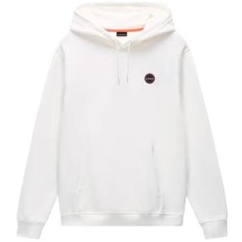 Napapijri B‑Badge Pullover (Heron) – weiß, NP0A891L-2061