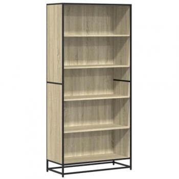 Sonoma Oak Bookcase 80.5x35x170.5 cm Engineered Wood