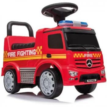 Ride-On Mercedes-Benz Antos Pompieri, Con luci e suoni, Età 6-36 mesi