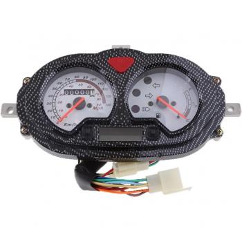 12V 7 Pin Motorcycle Speedometer and Fuel Level Gauge Kit for B05 B08 ATV Quad Scooter