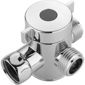 Shower Diverter Valve with Chrome Finish and Handheld Showerhead