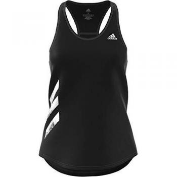 Adidas Damen Fitness‑Tank Top Own The Run – Schwarz – S (3 Streifen)