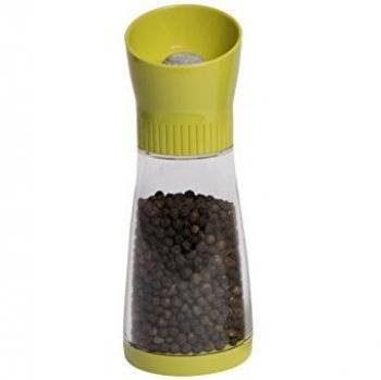 Green T&G CrushGrind Luna Clear Acrylic Pepper Mill, 17.5 cm