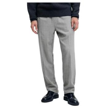 JACK & JONES Winter‑Chino „Edwin“ – XL, grauer Melange