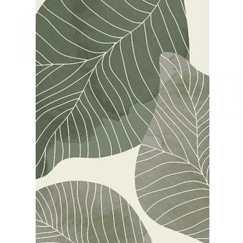 Impression HD Feuilles Vertes 45x65 cm