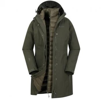 Green Mountain Warehouse 3‑in‑1 Long Waterproof Jacket – Women's Edition (Size 20)