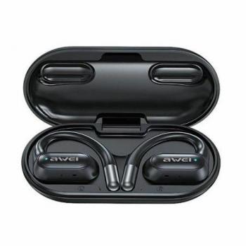 Cuffie Bluetooth Awei OWS T93 + Dock, Nero