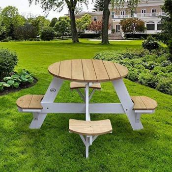 UFO ronde table de pique-nique pour enfants