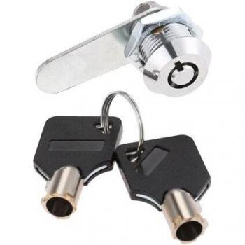 Furniture Cam Lock 16/20/25/30mm with 2 Keys and Locking Plate