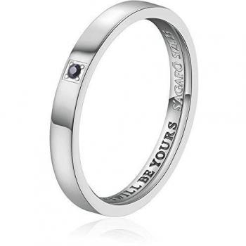 FOR LOVE ANELLO UOMO – 32B in Acciaio Inox Jet Nera