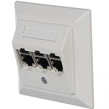 Panduit 3-Port Netzwerk Schrägzentralplatte mit CJS688TG Zubehör