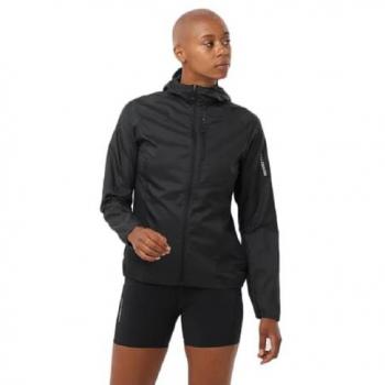 Salomon Bonatti Crosswind Hooded Jacket, Black, Women L