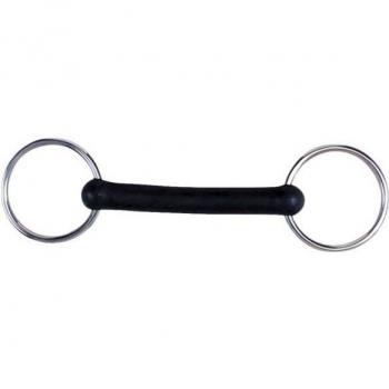 Korsteel Flexi‑Rubber Mullen Mouth Ring 4,5″ – Nero