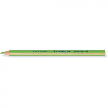 Lapices Fluorescentes Staedtler Triangular Top Star Verde Caja de 12 unidades