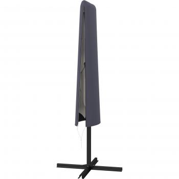 Outdoor Cantilever Shade Wrap – Rod Included, Dark Grey