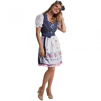 Women's 2XL Tectake Oktoberfest Costume – Garching Blue Edition
