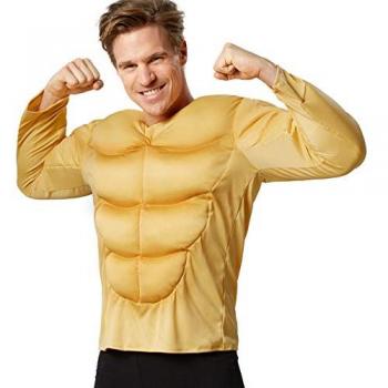 Tectake Men's Muscle Tee, Size 2XL, Yellow
