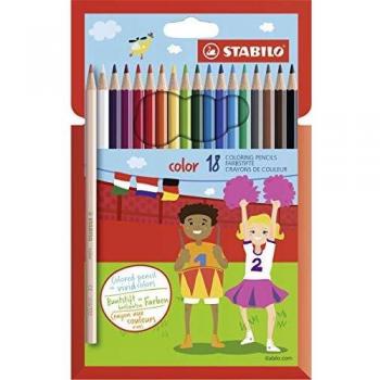 LAPIZ DE COLOR STABILO ESTUCHE X 18