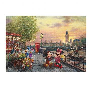 Puzzle 1000 pezzi Disney: Avventure di Mickey e Minnie a Londra