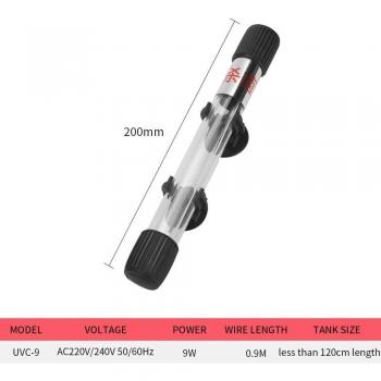 Submersible UV Light for Aquarium Filtration