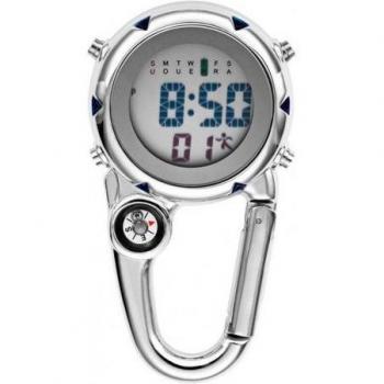 Luminous Digital Carabiner Pocket Watch