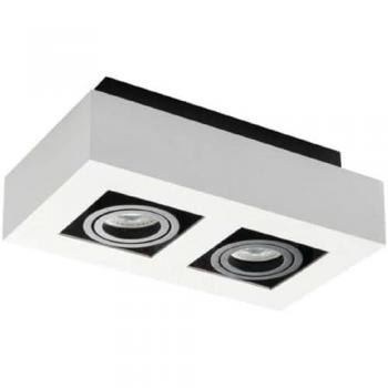 Kanlux STOBI Anbau Downlight 2x GU10 25W weiß
