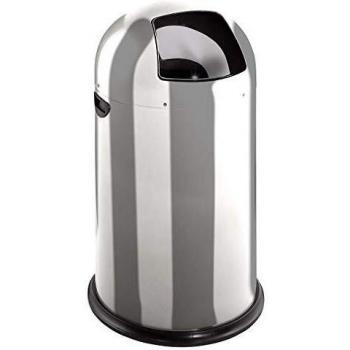 Réceptacle à déchets bureautique inox